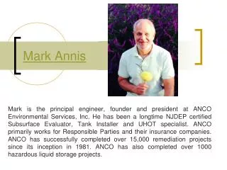 Mark Annis President of ANCO