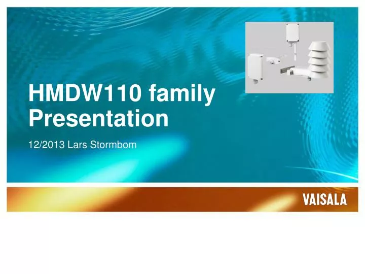 hmdw110 family presentation