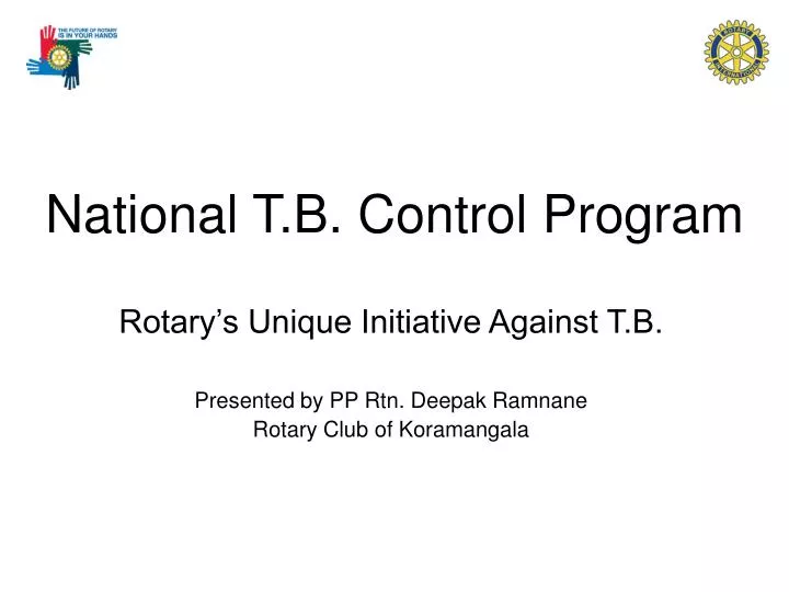 national t b control program