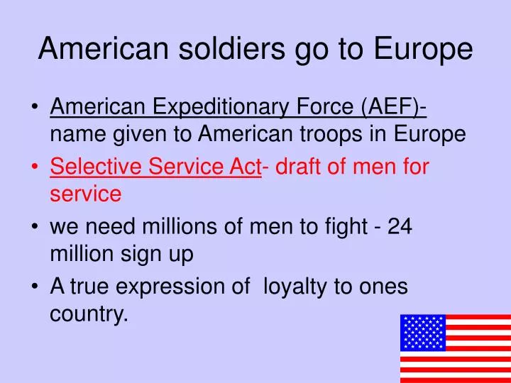 american soldiers go to europe
