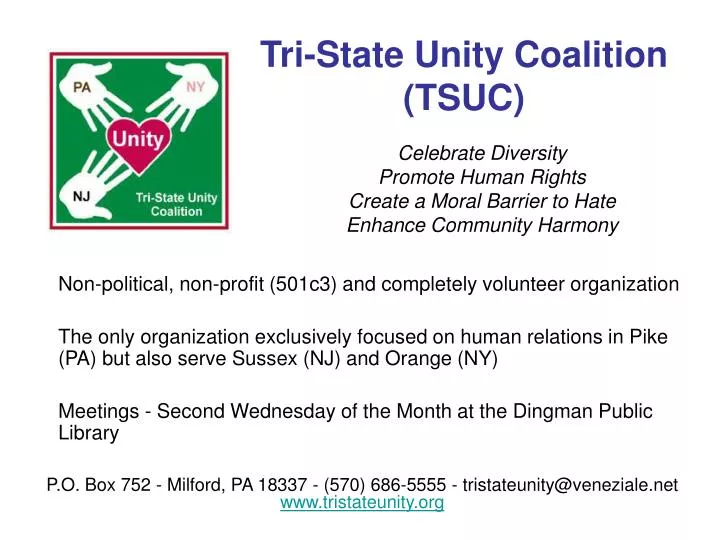 tri state unity coalition tsuc