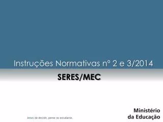 instru es normativas n 2 e 3 2014