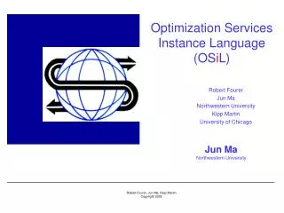 Optimization Services Instance Language (OS i L)