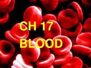 CH 17 BLOOD