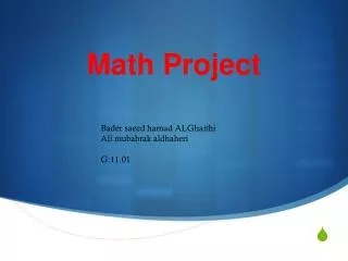 Math Project