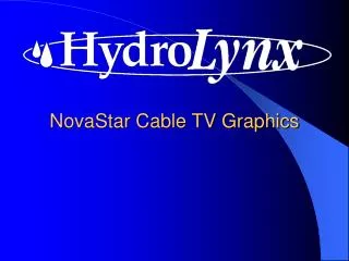 NovaStar Cable TV Graphics