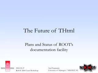 The Future of THtml