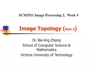 Image Topology ( Part 3 )