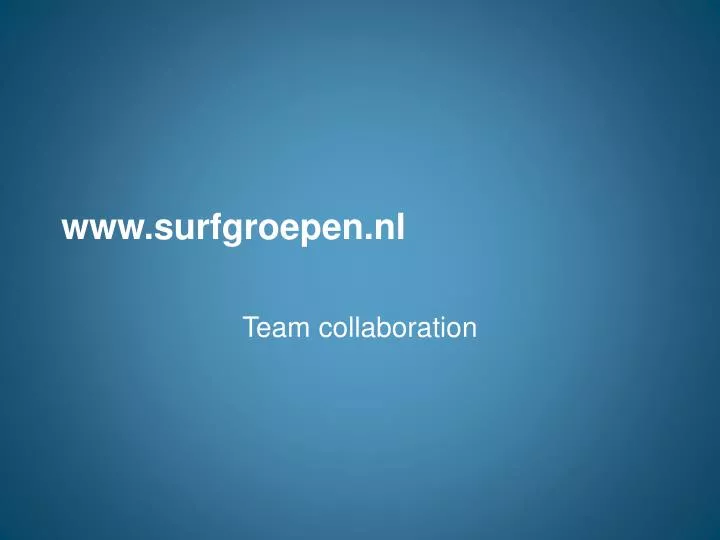 www surfgroepen nl