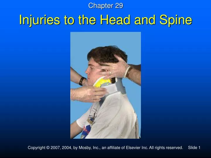 injuries to the head and spine