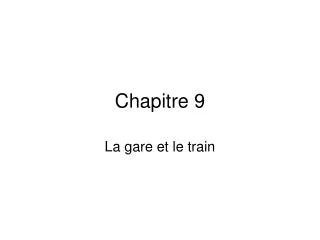 chapitre 9