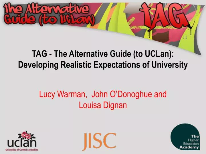tag the alternative guide to uclan developing realistic expectations of university
