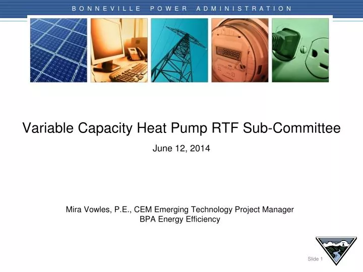 variable capacity heat pump rtf sub committee june 12 2014