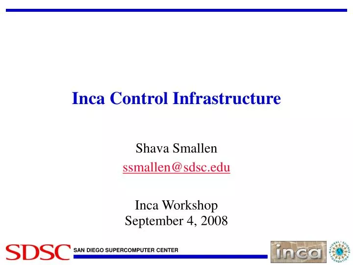 inca control infrastructure
