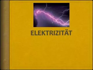 elektrizit t