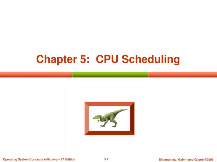 chapter 5 cpu scheduling