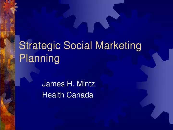strategic social marketing planning