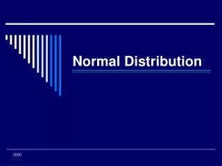normal distribution
