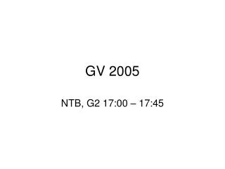 gv 2005