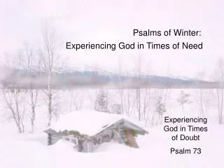 Psalms of Winter: