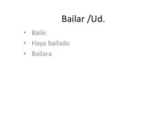 bailar ud