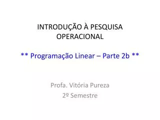 introdu o pesquisa operacional programa o linear parte 2b