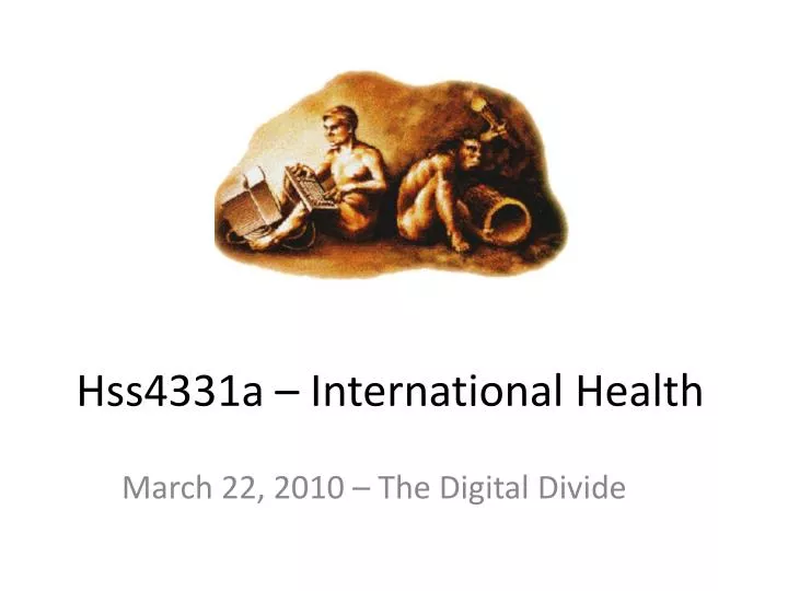 hss4331a international health