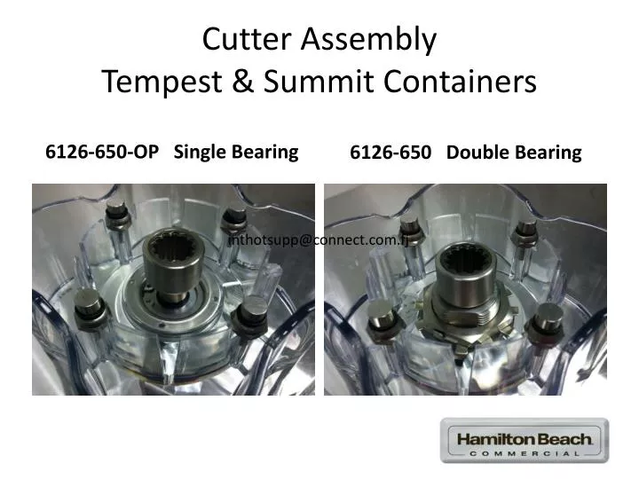 cutter assembly tempest summit containers