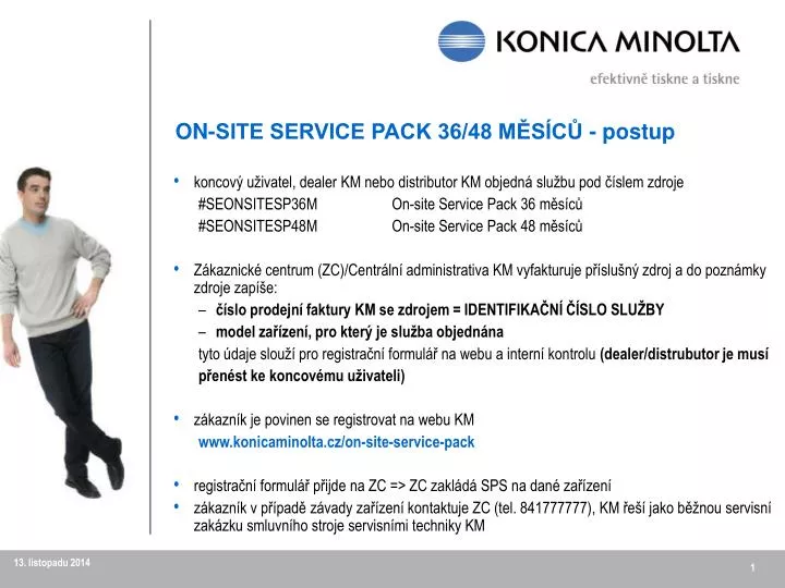 on site service pack 36 48 m s c postup