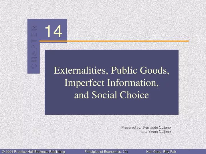 externalities public goods imperfect information and social choice