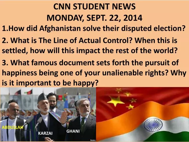 cnn student news monday sept 22 2014