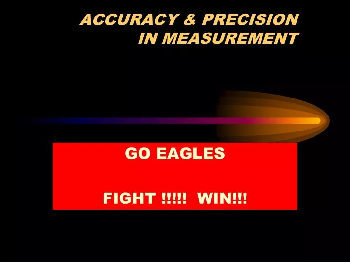 accuracy precision in measurement