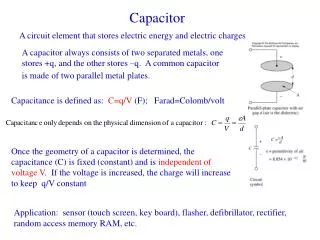 capacitor