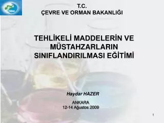 t c evre ve orman bakanli i