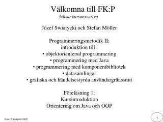 v lkomna till fk p