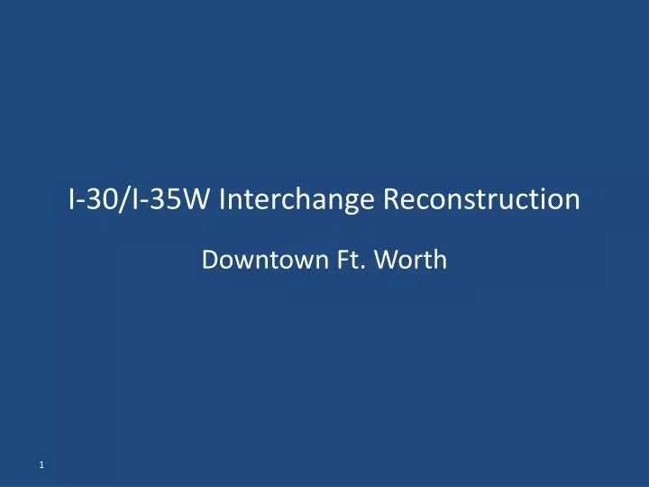 i 30 i 35w interchange reconstruction