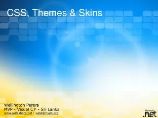 CSS, Themes &amp; Skins