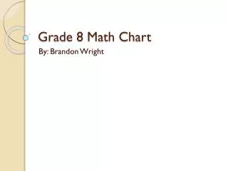 Grade 8 Math Chart