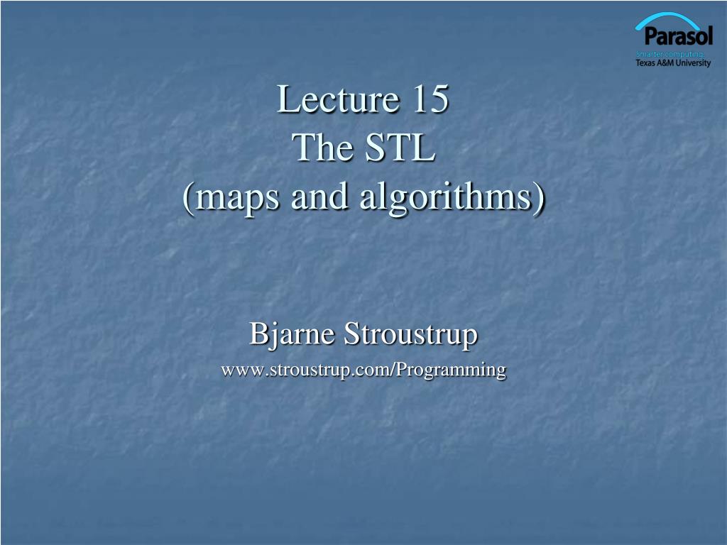 PPT - Comprehensive Guide to STL Maps and Algorithms in C++ PowerPoint ...