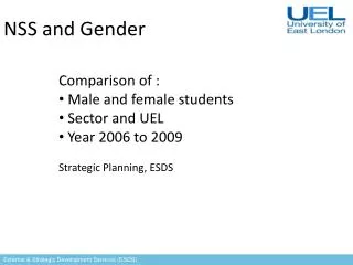 NSS and Gender