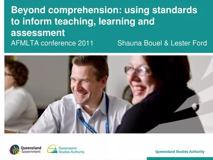 beyond comprehension using standards to inform teaching learning and assessment