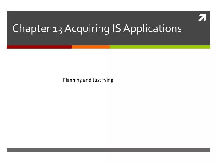 chapter 13 acquiring is applications