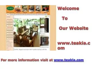 Teak Wood Furniture Malaysia