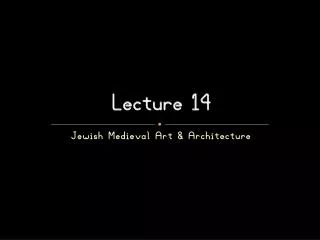 Lecture 14