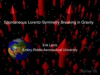 Spontaneous Lorentz-Symmetry Breaking in Gravity