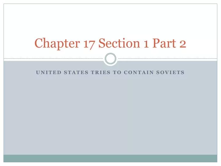 chapter 17 section 1 part 2