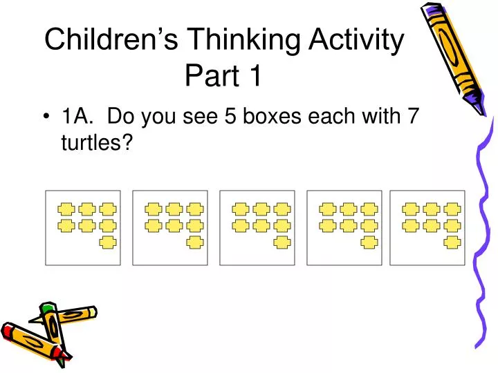 children s thinking activity part 1