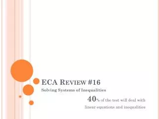 ECA Review #16