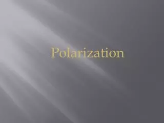 Polarization