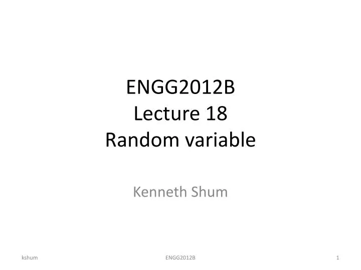 engg2012b lecture 18 random variable
